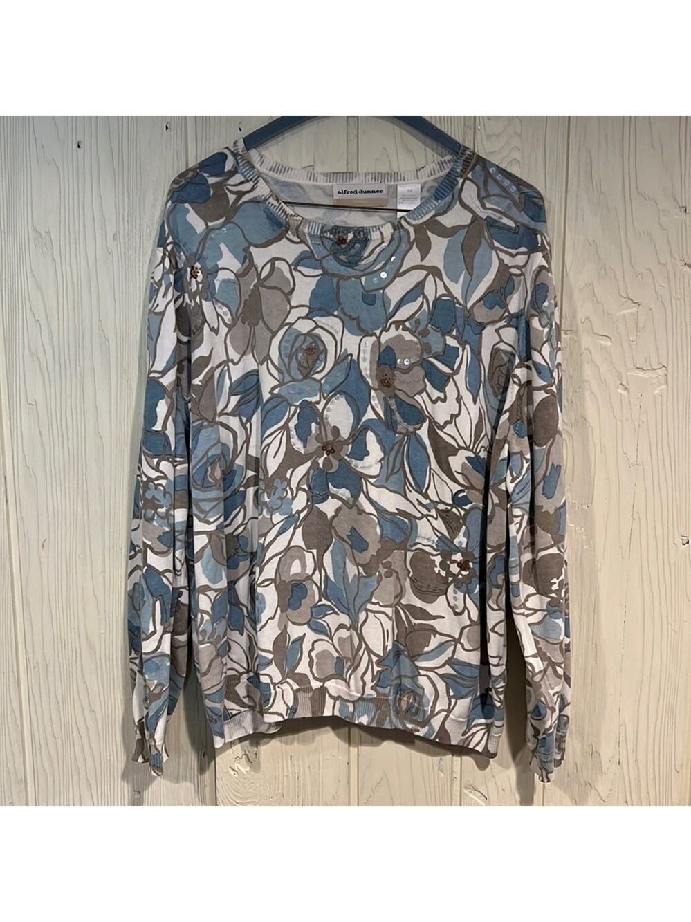 Alfred Dunner Woman Sequin Embellished Top Size 2X